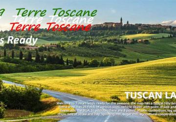 Карта «Tuscan Lands» версия 1.0.0.0 для Farming Simulator 2019 (v1.4х)