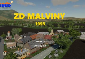 Карта «ZD Malviny 1993» версия 1.0 для Farming Simulator 2019 (v1.7X)