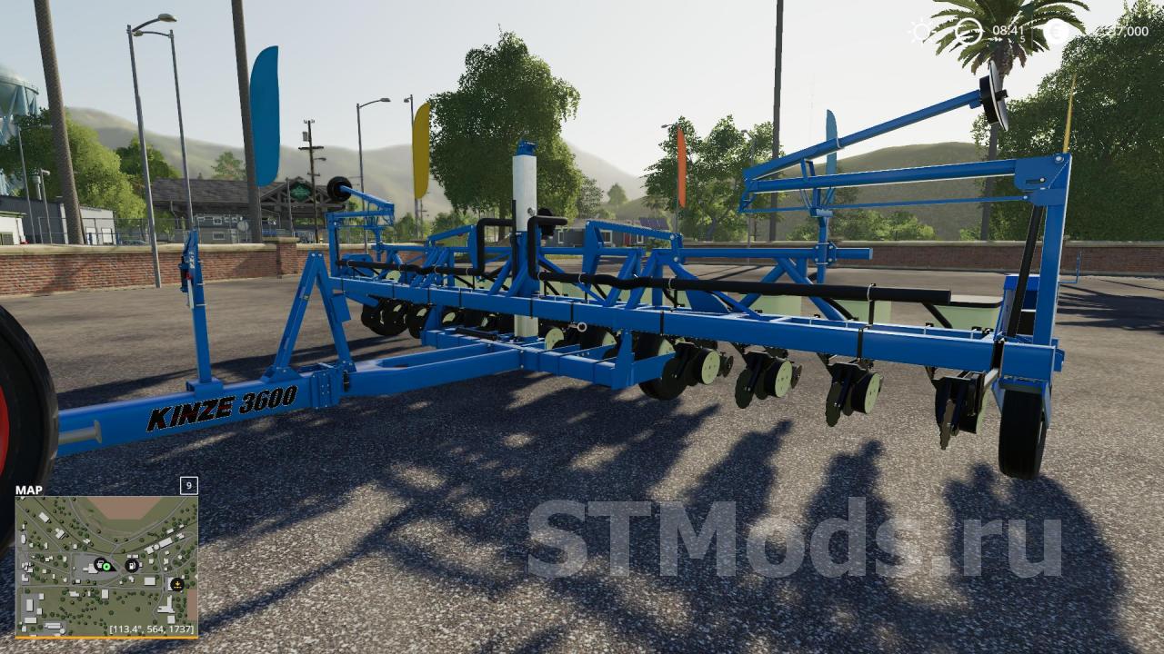 Скачать мод Kinze 3600 12 Row Planter версия 1000 для Farming Simulator 2019 V14х 9987