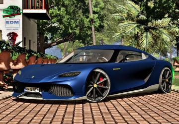 Мод Koenigsegg Gemera Electric версия 1.0.0.0 для Farming Simulator 2019 (v1.7x)