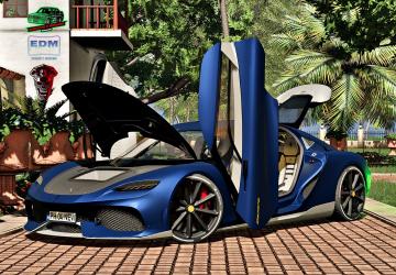 Мод Koenigsegg Gemera Electric версия 1.0.0.0 для Farming Simulator 2019 (v1.7x)