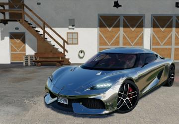 Мод Koenigsegg Gemera Electric версия 1.0.0.0 для Farming Simulator 2019 (v1.7x)