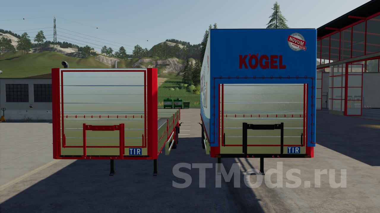 Скачать мод Kogel Autoloader Semi Trailer 15m версия 10 для Farming Simulator 2019 V15x 3302