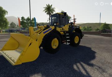 Мод Komatsu WA380 версия 1.0.0.0 для Farming Simulator 2019 (v1.7.x)