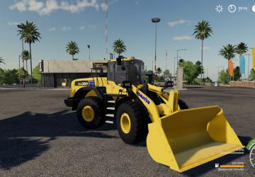 Мод Komatsu WA380 версия 1.0.0.0 для Farming Simulator 2019 (v1.7.x)