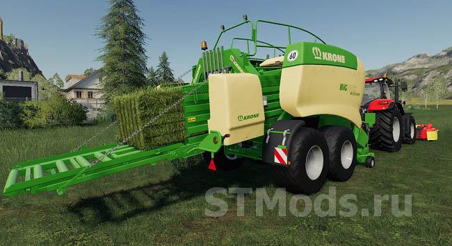 Скачать мод Krone Big Pack 1290hdpii версия 1000 для Farming Simulator 2019 V14х 1369