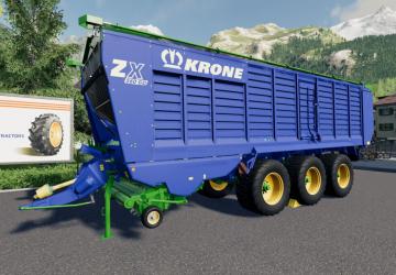 Мод KRONE ZX 560 GD версия 1.0.0 для Farming Simulator 2019