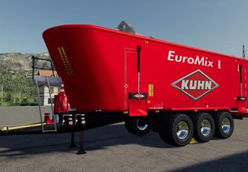 Мод Kuhn Big Mixer Wago версия 1.0.0.4 для Farming Simulator 2019 (v1.3.х)