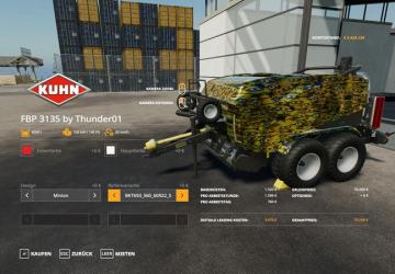 Мод Kuhn FBP 3135 Th01 версия 1.0.0.1 для Farming Simulator 2019 (v1.6.0.0)