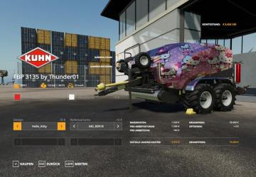 Мод Kuhn FBP 3135 Th01 версия 1.0.0.1 для Farming Simulator 2019 (v1.6.0.0)