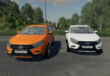 Мод Lada Vesta версия 1.0 для Farming Simulator 2019 (v1.5.x)