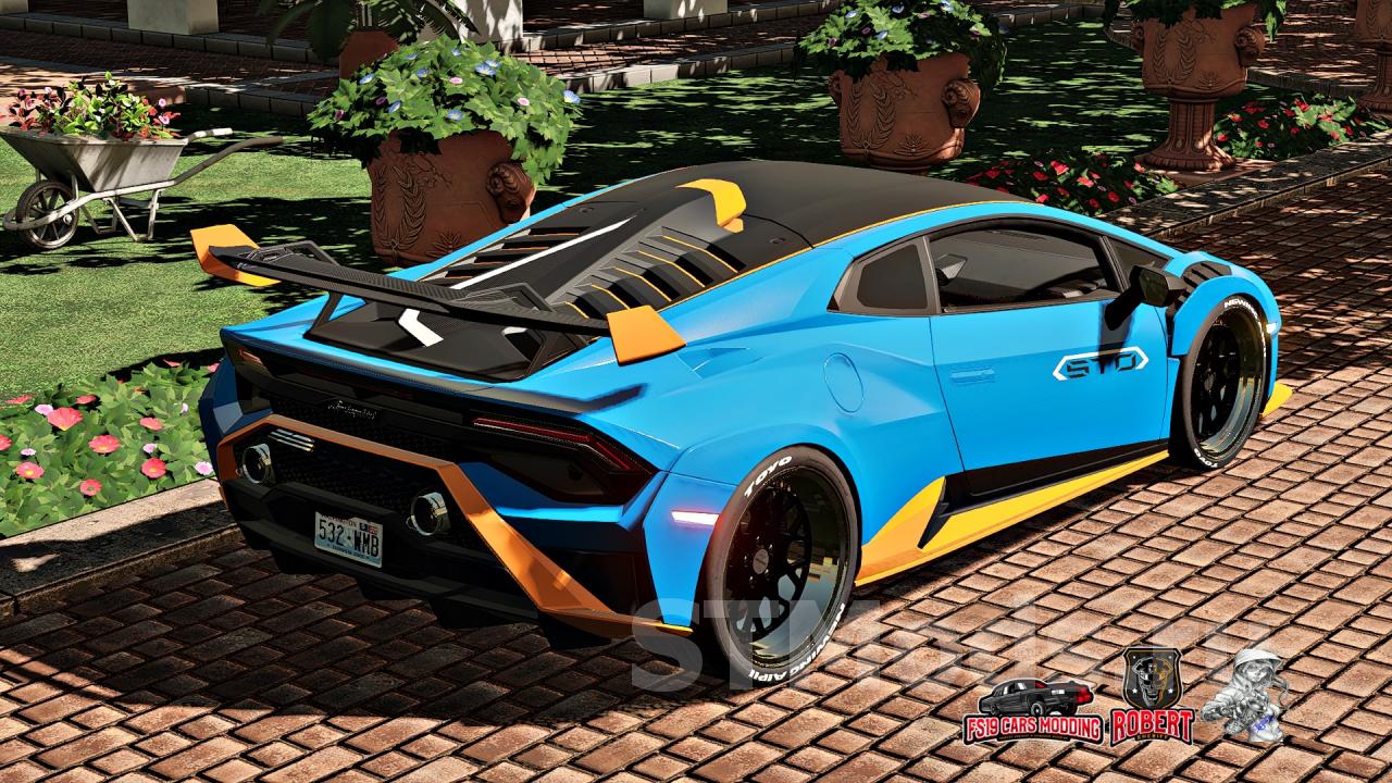 Скачать мод Lamborghini Huracan STO версия 1.0.0.0 для Farming Simulator  2019 (v1.7.x)