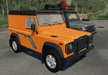 Мод Land Rover Defender 90 версия 2.0 для Farming Simulator 2019 (v1.6.x)