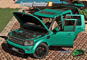 Мод Land Rover Discovery 4 версия 1.0.0.0 для Farming Simulator 2019 (v1.5x)
