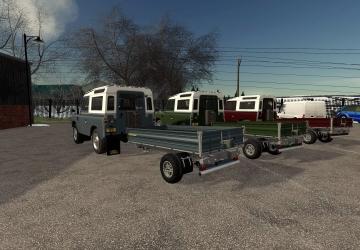 Мод Land Rover Trailer версия 1.0.0.0 для Farming Simulator 2019 (v1.5.х)