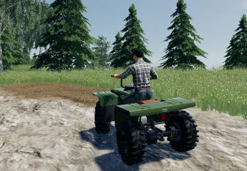 Мод Lizard Quad Bear 350 4x4 версия 1.0.0.0 для Farming Simulator 2019 (v1.7x)