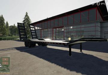 Мод Lowbed Trailer версия 1.0.0.0 для Farming Simulator 2019 (v1.5.x)