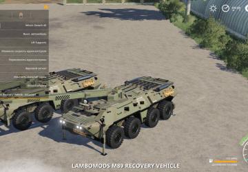 Мод M89 Recovery Vehicle версия 1.0 для Farming Simulator 2019 (v1.7.1)