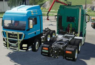Мод MAN TGX Semi-Truck Pack версия 1.0.0.0 для Farming Simulator 2019 (v1.6.x)