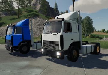 Мод МАЗ 5432/6422 версия 1.0.0.2 для Farming Simulator 2019 (v1.5.x)