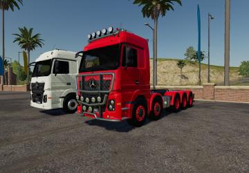 Мод Mercedes-Benz Actros Hooklift версия 1.0.0.0 для Farming Simulator 2019 (v1.3.x)