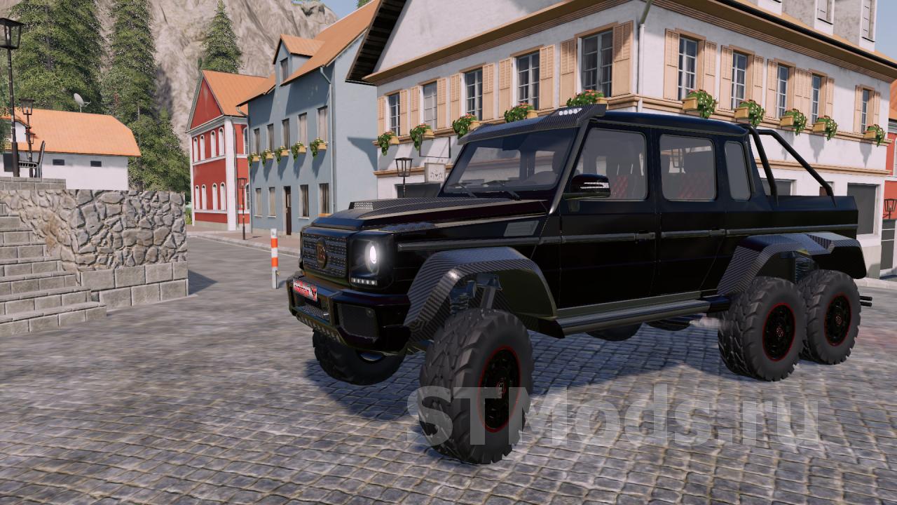 Скачать мод Mercedes-Benz Brabus B63S-700 6X6 версия 1.0.0.0 для Farming  Simulator 2019 (v1.6.x)