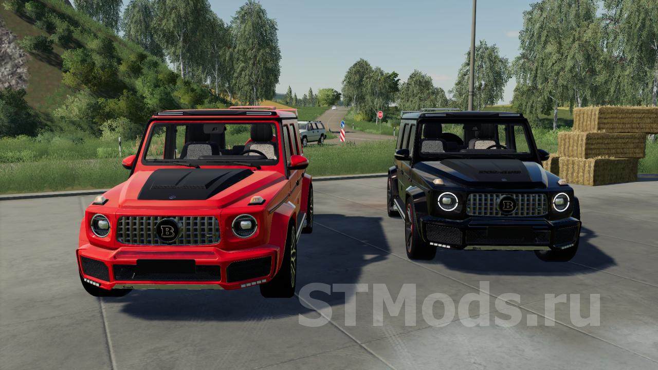 Скачать мод Mercedes-Benz Brabus G800 версия 1.0.0.0 для Farming Simulator  2019 (v1.5.x)