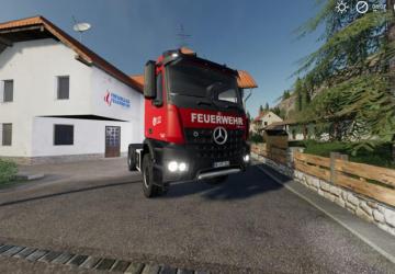 Мод Mercedes Benz Fire Department Edition версия 1.0 для Farming Simulator 2019