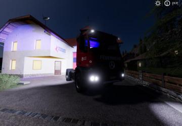 Мод Mercedes Benz Fire Department Edition версия 1.0 для Farming Simulator 2019