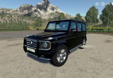 Мод Mercedes-Benz G55 AMG версия 1.0 для Farming Simulator 2019 (v1.4.1.0)