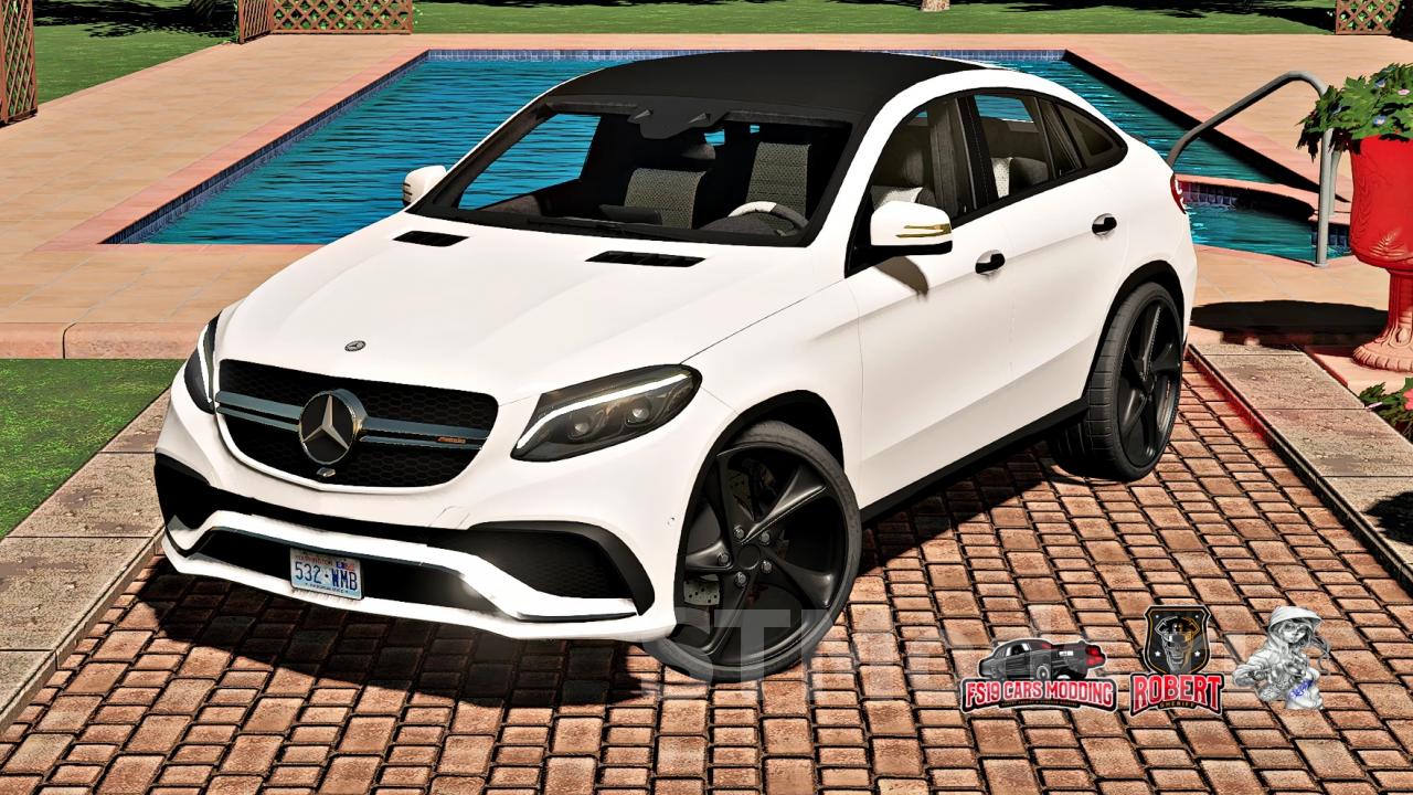 Скачать мод Mercedes-Benz GLE 63S версия 1.0.0.1 для Farming Simulator 2019  (v1.7.x)