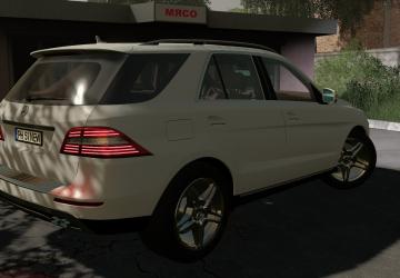 Мод Mercedes-Benz ML350 версия 1.0.0.0 для Farming Simulator 2019 (v1.7.x)