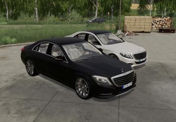 Мод Mercedes-Benz S63 версия 1.0.0.0 для Farming Simulator 2019 (v1.5.x)