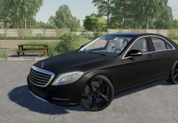 Мод Mercedes-Benz S63 версия 1.1 для Farming Simulator 2019 (v1.7.x)