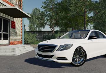 Мод Mercedes-Benz S63 версия 1.1 для Farming Simulator 2019 (v1.7.x)