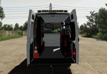 Мод Mercedes-Benz Sprinter Service версия 1.0.0.0 для Farming Simulator 2019 (v1.7x)