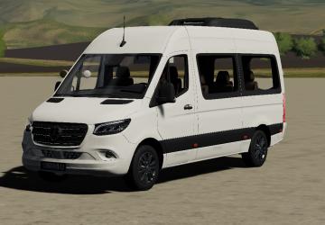 Мод Mercedes-Benz Sprinter Tourer 2019 - Переделка v1.1 для Farming Simulator 2019 (vv1.4.x)