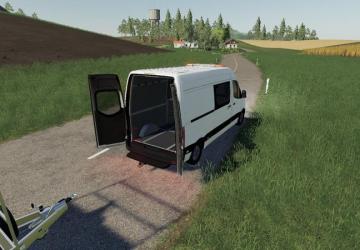 Мод MERCEDES BENZ SPRINTER VS30 версия 0.9 для Farming Simulator 2019