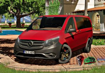 Мод Mercedes-Benz Vito версия 1.0.0.0 для Farming Simulator 2019 (v1.7x)