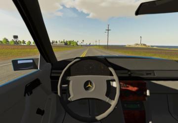 Мод Mercedes Benz W124 250D версия 1.0.0.0 для Farming Simulator 2019