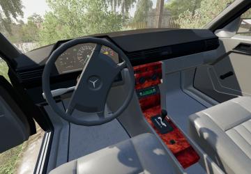 Мод Mercedes Benz W124 250D версия 1.1.0.0 для Farming Simulator 2019 (v1.7x)