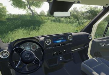 Мод Mercedes Sprinter MK5 версия 1.0.0.0 для Farming Simulator 2019 (v1.7.1.0)