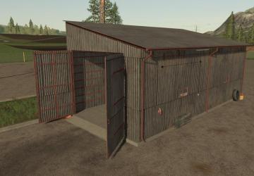 Мод Metal Shed 6х13 версия 1.0 для Farming Simulator 2019 (v1.5.1.0)