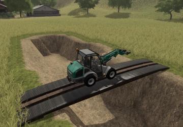 Мод Mobile Bridge For Frontloader версия 1.0 для Farming Simulator 2019 (v1.6.0.0)