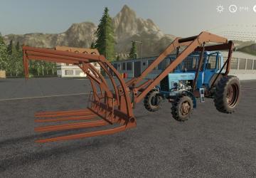 Мод МТЗ 80 Стогомёт версия 1.0.0.0 для Farming Simulator 2019 (v1.7.1.0)