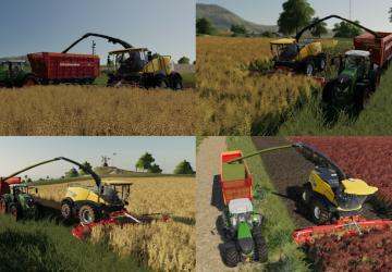 Мод Multi Harvest Headers версия 1.0.0.0 для Farming Simulator 2019 (v1.4)