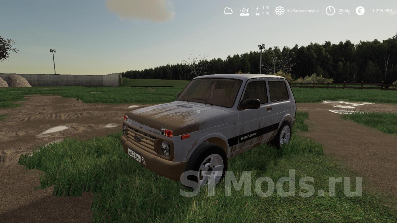 Скачать мод Нива 2121 & Урбан версия 1.1 для Farming Simulator 2019  (v1.5.1.0)