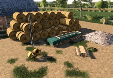 Мод Obiekty Dekoratios версия 1.0 для Farming Simulator 2019 (v1.5.1.0)
