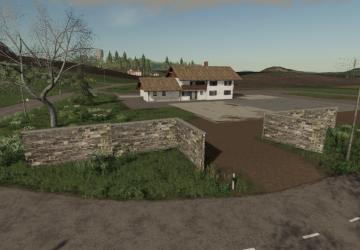 Мод Old American Brick Wall версия 1.0.0.2 для Farming Simulator 2019