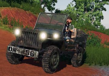 Мод Old Willys Jeep версия 1.0.0.0 для Farming Simulator 2019 (v1.7.1.0)